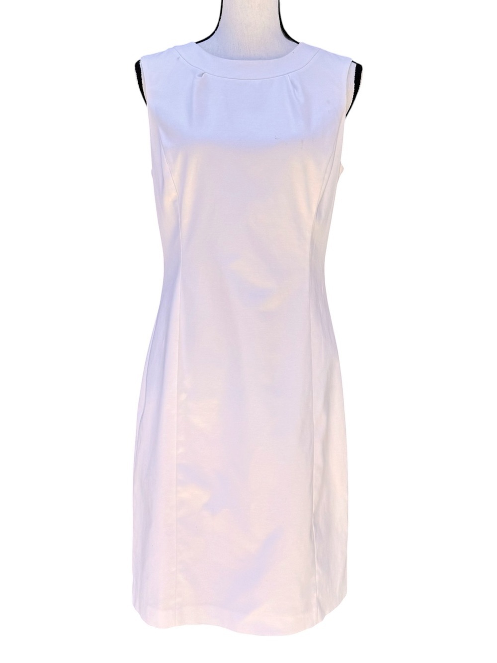 Tahari White Sheath Dress